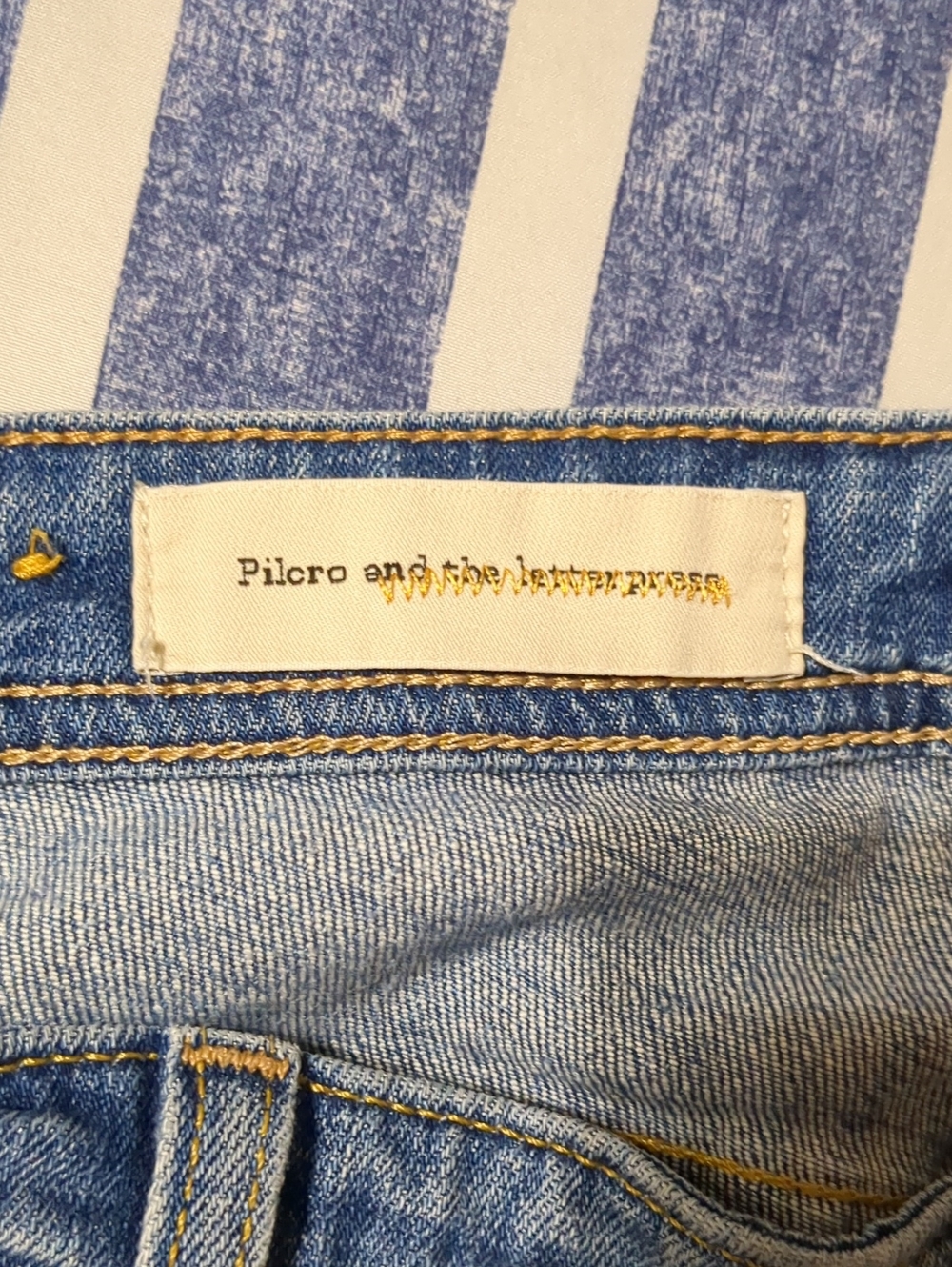 Pilcro & Letterpress By Anthropologie Hyphen Skinny Jeans Womens Size 30 - Picture 9 of 11